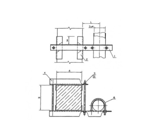 Крепления трубопроводов к железобетонным балкам в Речице