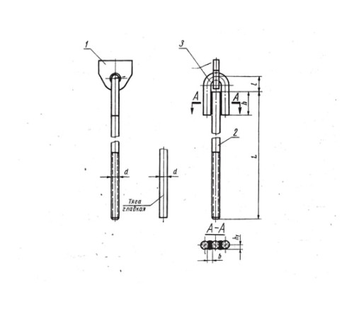 Проушины с тягой подвесок стальных трубопроводов в Речице