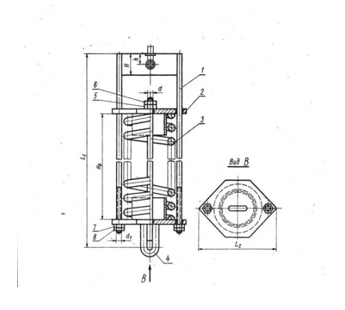 Блоки пружин подвесок стальных трубопроводов в Речице