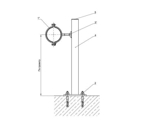 Крепления трубопроводов к полу в Речице