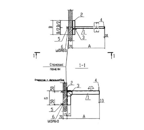 Крепления к стеновым панелям для трубопроводов в Речице