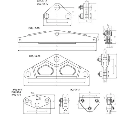 Коромысла типа 2К для ЛЭП в Речице с доставкой по Беларуси