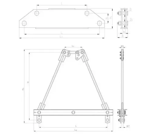 Коромысла типа 2КД2 в Речице для воздушных ЛЭП