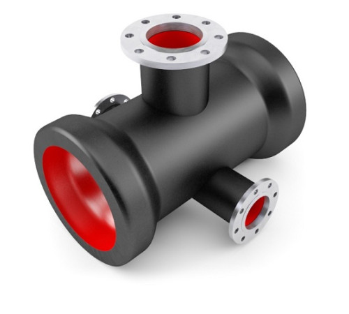 Кресты чугунные фланец-раструб с пожарной подставкой в Речице