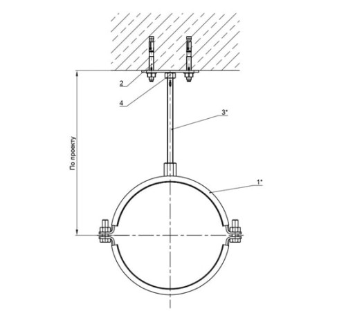 Крепления трубопроводов к перекрытию в Речице для юрлиц