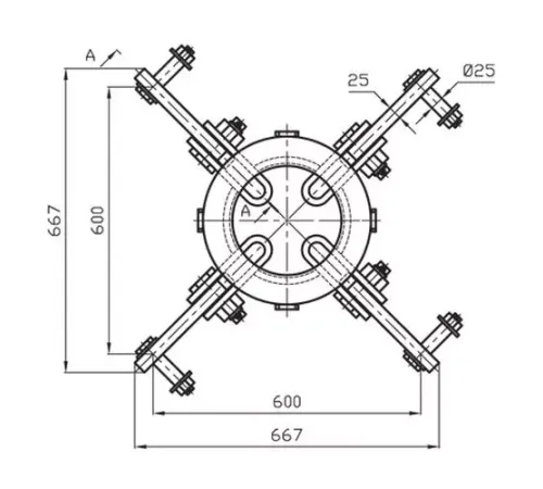 Коромысла лучевые типа КЛ в Речице для ЛЭП
