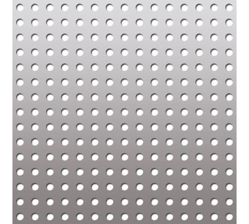 Перфорированные листы RV с круглыми отверстиями 1х2 м в Речице