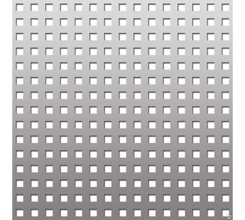 Перфорированные листы Qg с квадратными отверстиями 1х2м в Речице