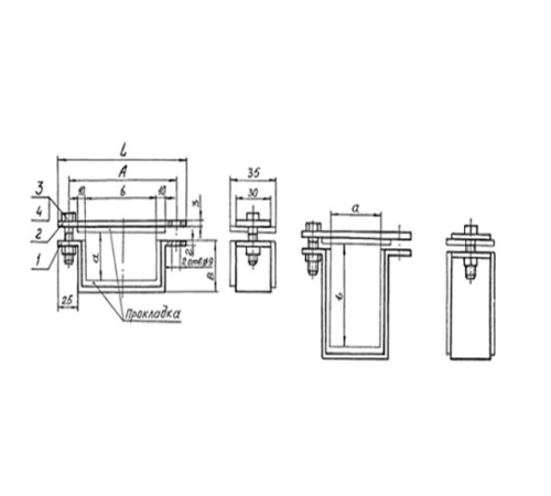 Подвески судовых трубопроводов Тип 9 в Речице