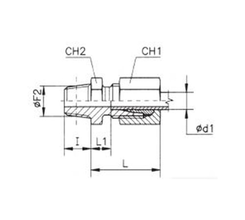Штуцеры ввертные с конической резьбой TN93 в Речице