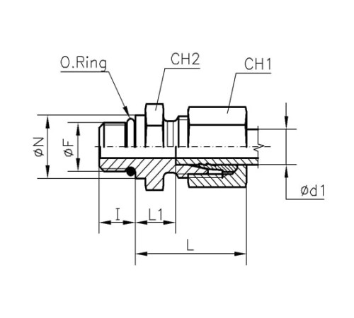 Штуцеры ввертные UNF с уплотнением в Речице