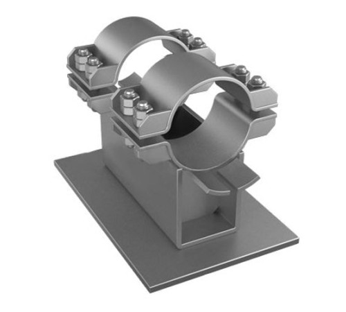 Хомутовые направляющие опоры для труб в Речице