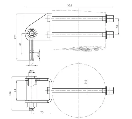 Узлы крепления КГТ-7-1 в Речице для ЛЭП