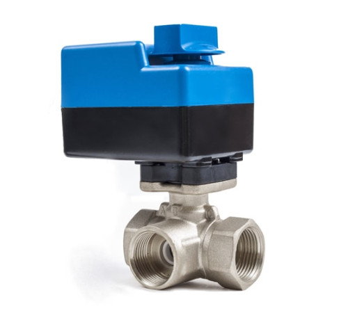 Трехходовые шаровые муфтовые краны с приводом в Речице