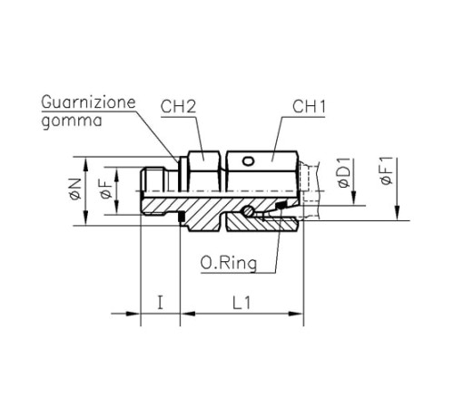Штуцеры ввертные с уплотнением TN426 M в Речице