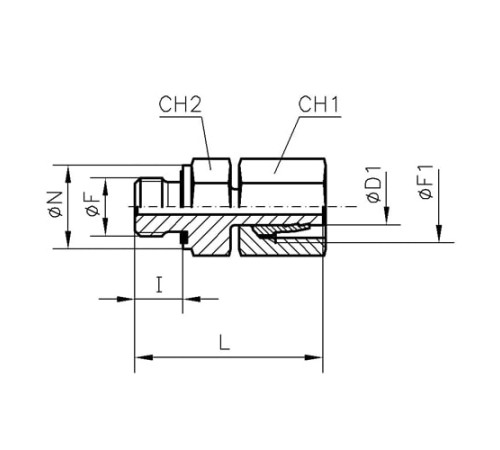 Штуцеры ввертные с уплотнением TN126 GG-M в Речице