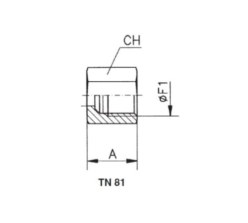 Накидные гайки TN81 и врезные кольца TN88 в Речице