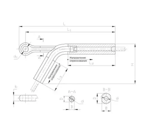 Натяжные прессуемые зажимы НАС в Речице для ЛЭП