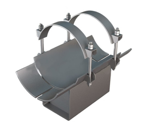 Неподвижные бугельные хомутовые опоры в Речице