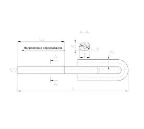 Натяжные прессуемые зажимы типа НС в Речице