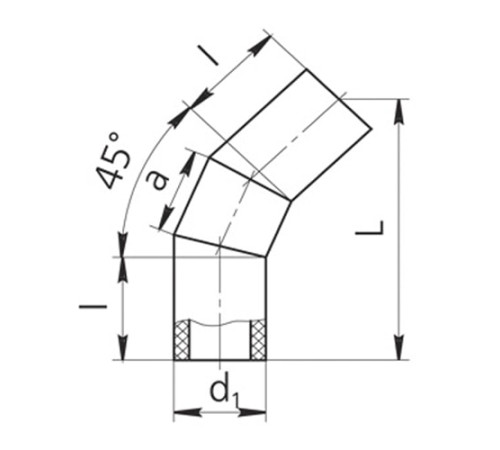 Оболочки на теплоизоляционные отводы 45° в Речице