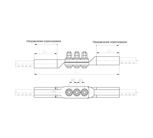Переходные зажимы типа ПАС для ЛЭП в Речице и Беларуси