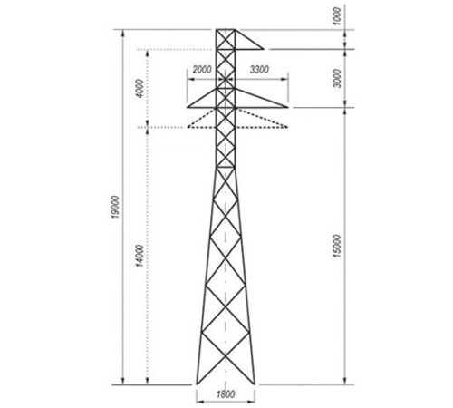 Переходные опоры ЛЭП в Речице и Беларуси