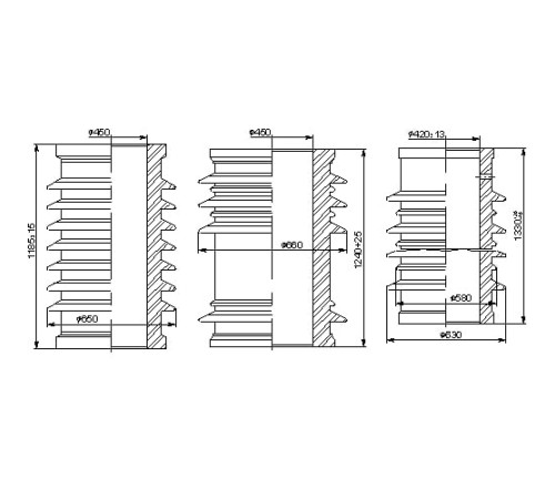 Покрышки для трансформаторов напряжения 110 кВ в Речице