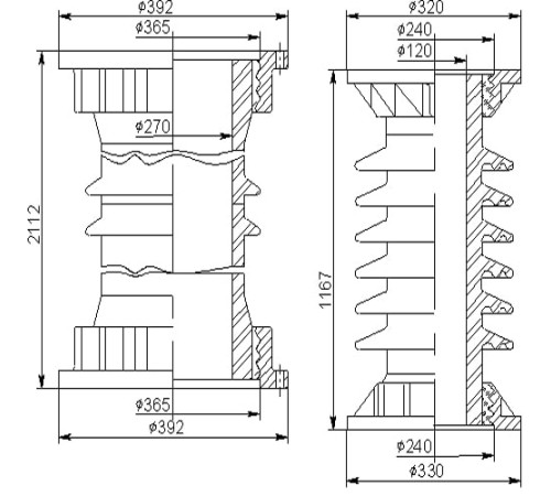 Покрышки для воздушных выключателей 150 кВ в Речице