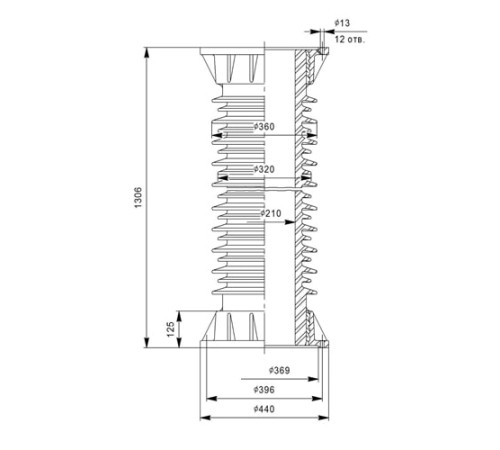 Фарфоровые армированные покрышки ПКДА для конденсаторов в Речице