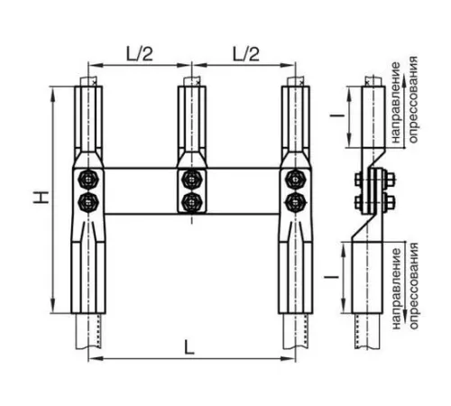 Переходные зажимы ППР для ЛЭП в Речице и Беларуси