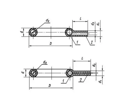 Резинотканевые прокладки полые круглого сечения в Речице