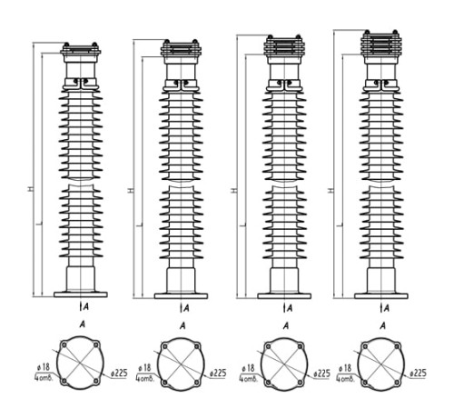 Шинные опоры ШО 110-132 кВ в Речице для юрлиц