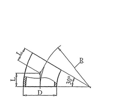 Теплоизоляционные отводы 30 градусов в Речице