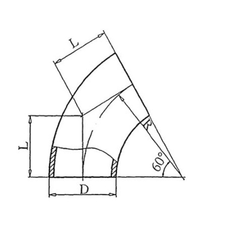 Теплоизоляционные отводы 60 градусов в Речице
