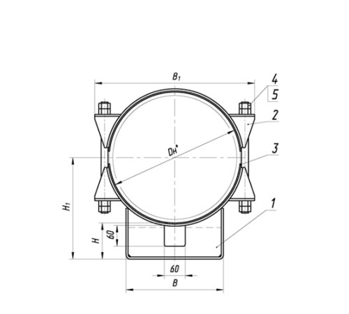 Опоры ТПР.05.19(2) для трубопроводов в Речице