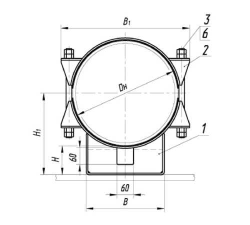 Опоры ТПР.06.34 для трубопроводов в Речице и Беларуси