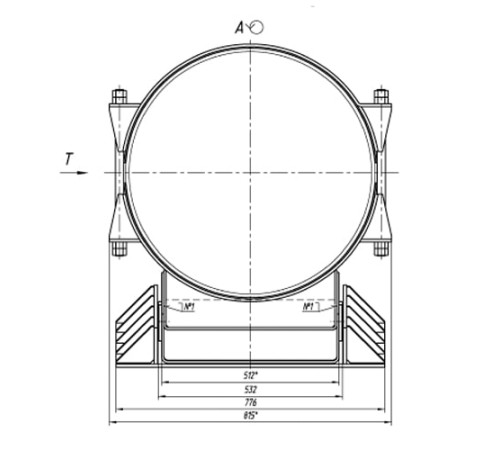 Опоры ТПР.08.13.00.000 в Речице для трубопроводов