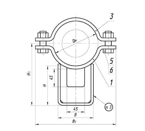 Опоры ТПР.08.71(1).00.000 в Речице для трубопроводов