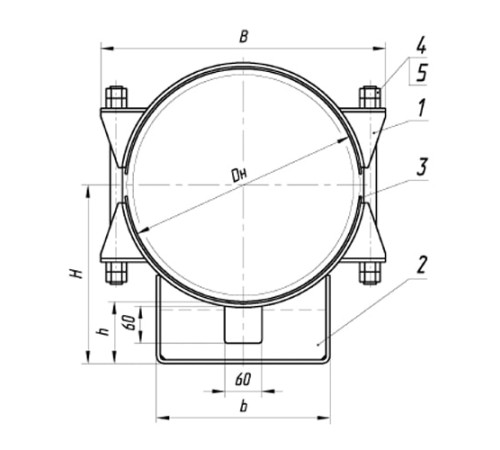 Опоры ТПР.14.45.00.000 в Речице для трубопроводов