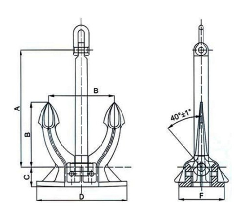Якоря Spek для судостроения в Речице и Беларуси
