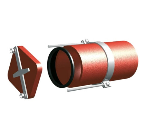 Безраструбные заглушки с прижимными скобами в Речице