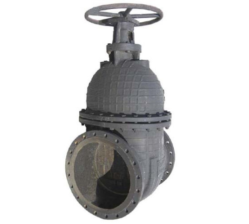 Задвижки клиновые чугунные фланцевые с редуктором в Речице